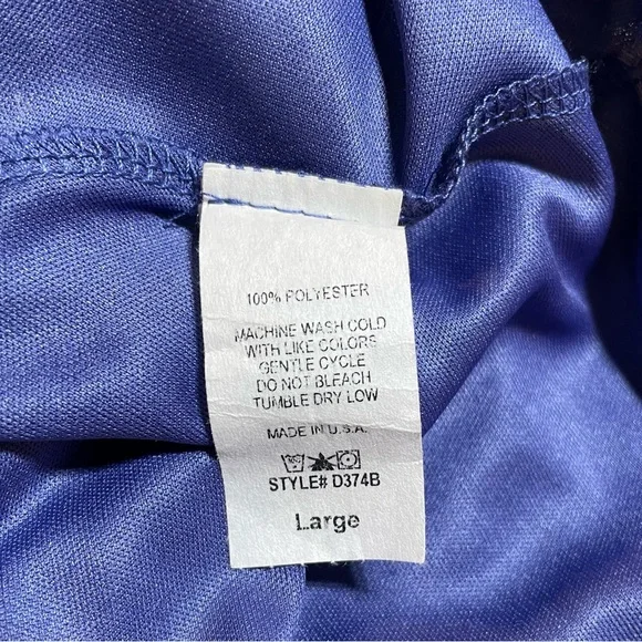 #0139 Love Culture Off White Lace Overlay Royal Blue Lining Cut-out Back Dress-L - Picture 8 of 9